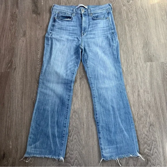 AYR | Women’s Frayed Hem Classic Blue Jeans | Size 32 - Picture 2 of 8